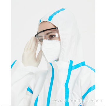 Hooded and sealed protective clothing